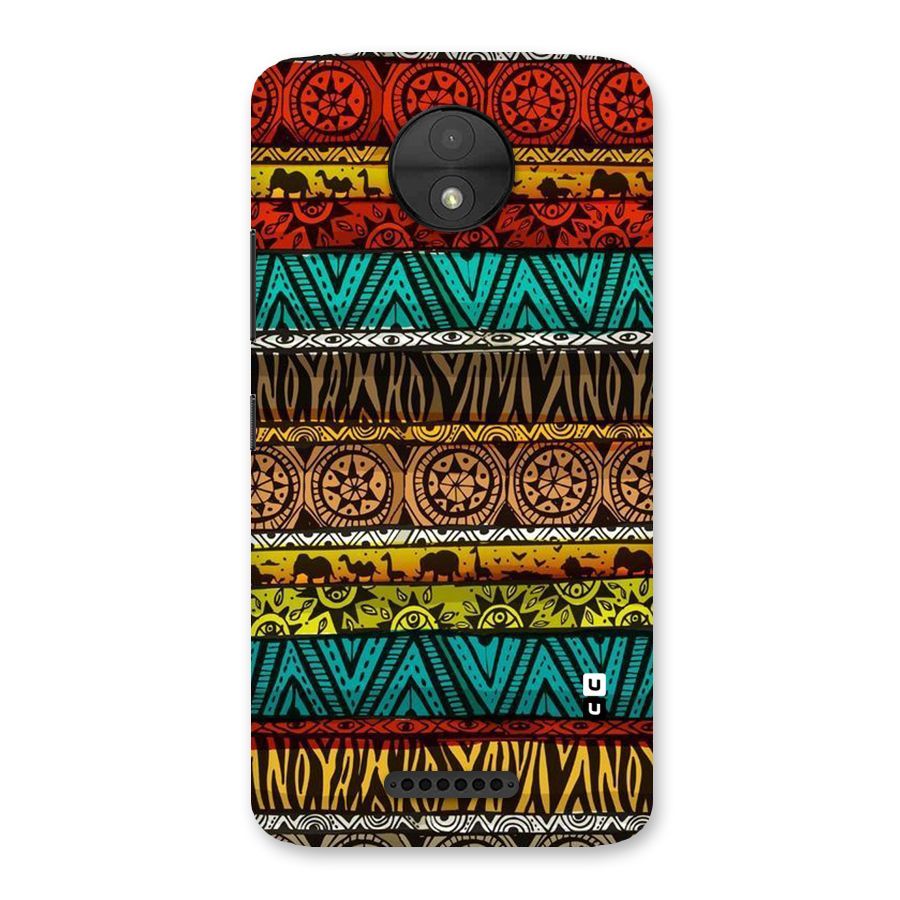 African Design Pattern Back Case for Moto C