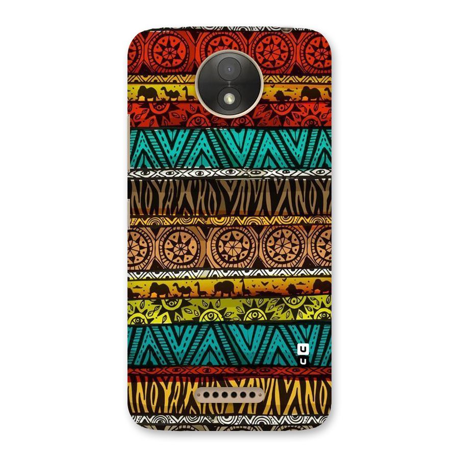 African Design Pattern Back Case for Moto C Plus