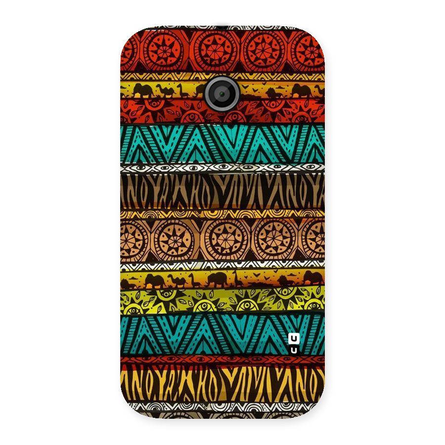 African Design Pattern Back Case for Moto E