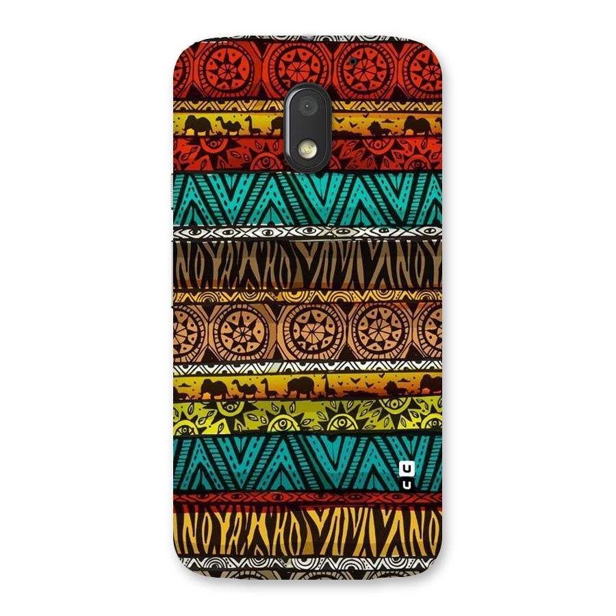 African Design Pattern Back Case for Moto E3 Power