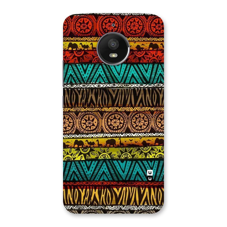 African Design Pattern Back Case for Moto E4 Plus