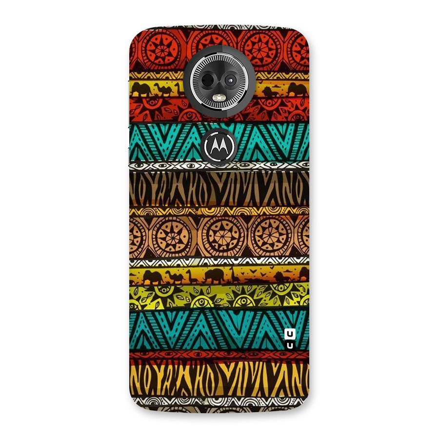 African Design Pattern Back Case for Moto E5 Plus