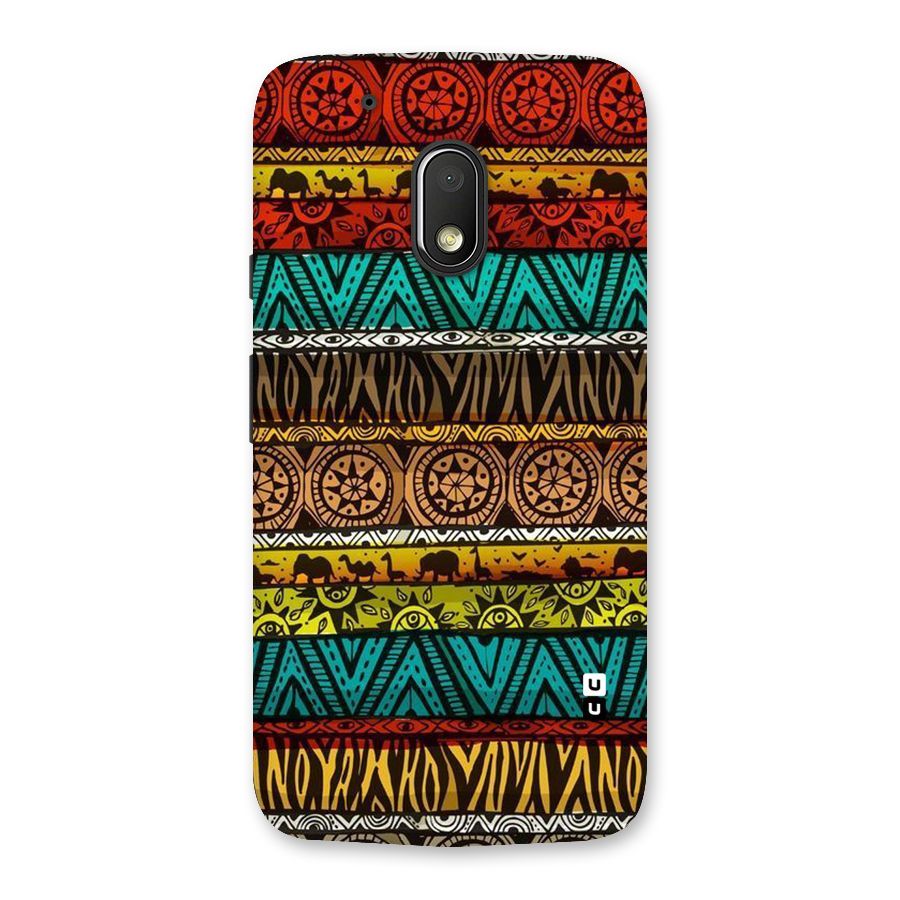 African Design Pattern Back Case for Moto G4 Play