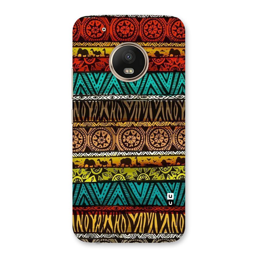 African Design Pattern Back Case for Moto G5 Plus