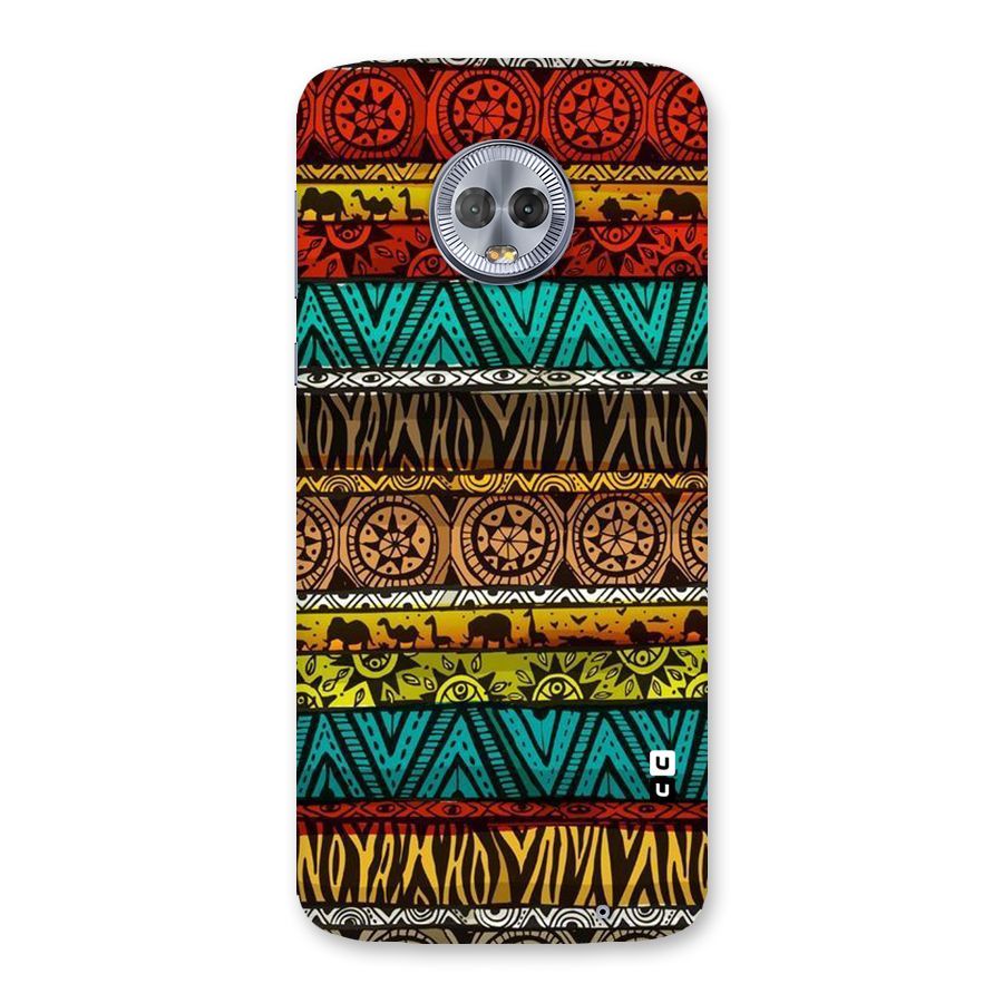 African Design Pattern Back Case for Moto G6 Plus
