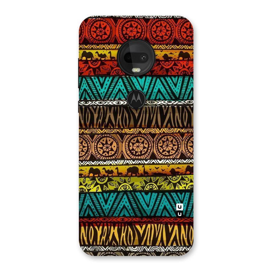 African Design Pattern Back Case for Moto G7
