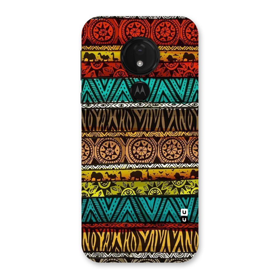 African Design Pattern Back Case for Moto G7 Power