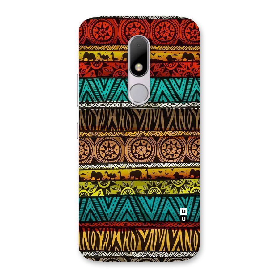 African Design Pattern Back Case for Moto M