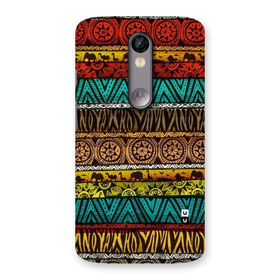 African Design Pattern Back Case for Moto X Force