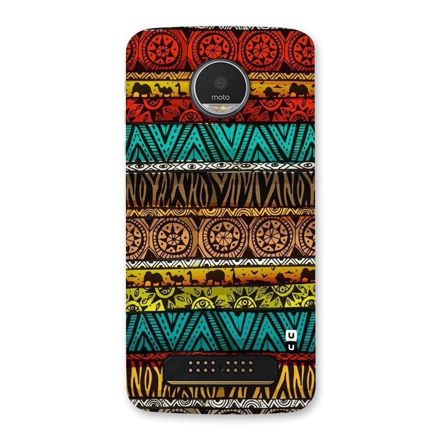 African Design Pattern Back Case for Moto Z Play
