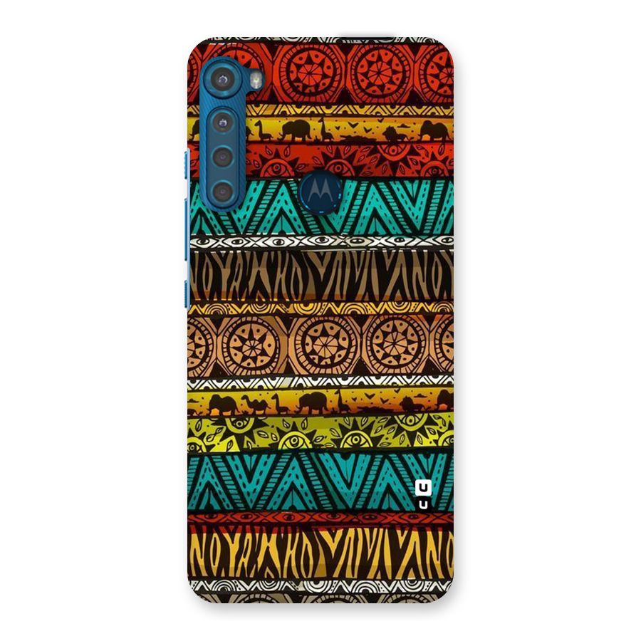 African Design Pattern Back Case for Motorola One Fusion Plus