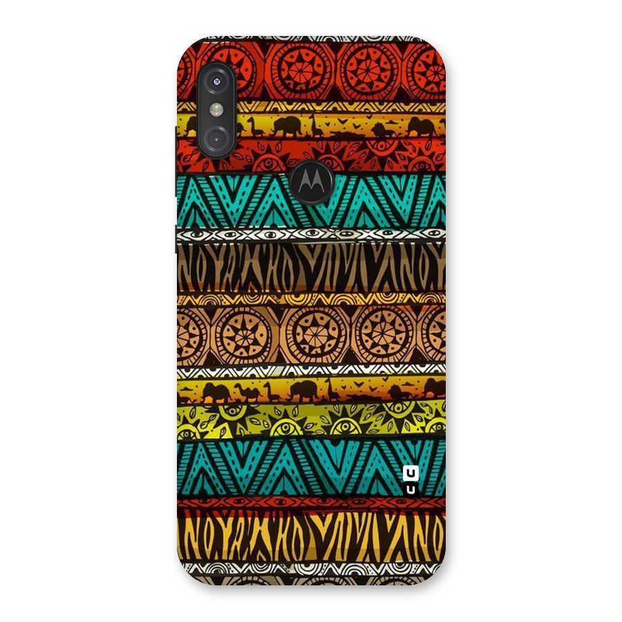 African Design Pattern Back Case for Motorola One Power