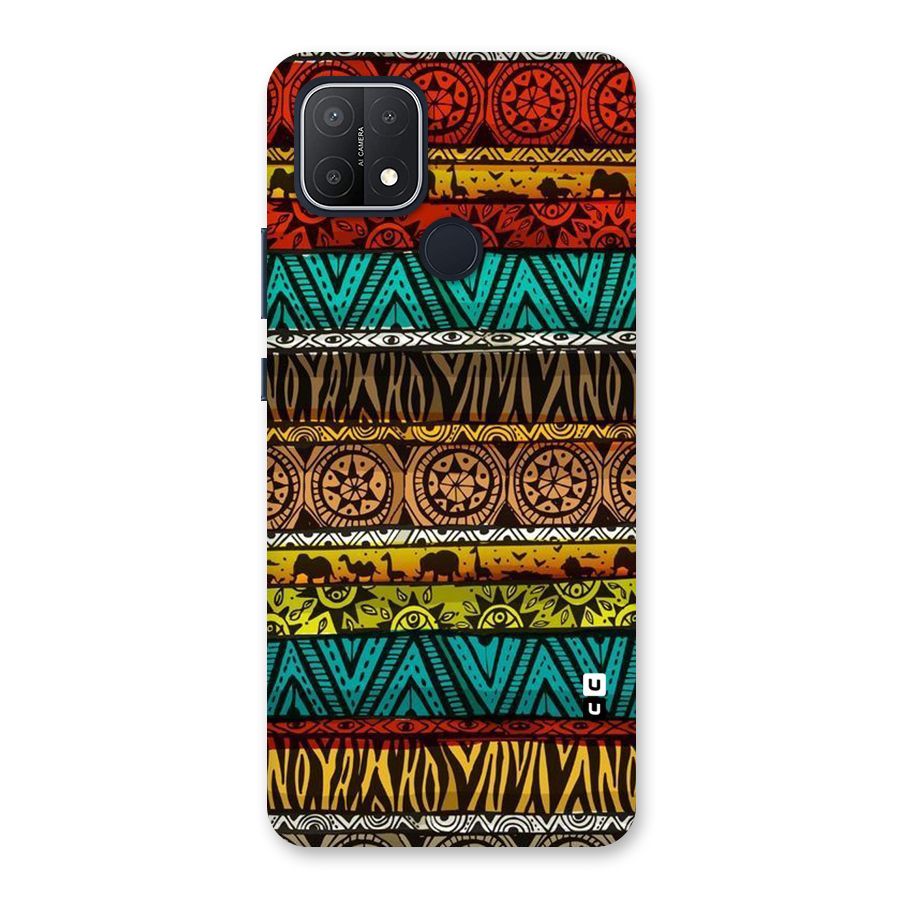 African Design Pattern Back Case for Oppo A15