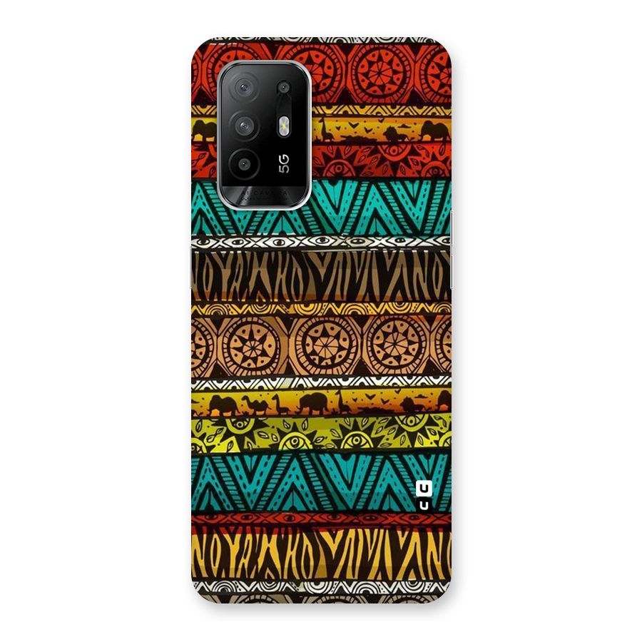 African Design Pattern Back Case for Oppo F19 Pro Plus 5G