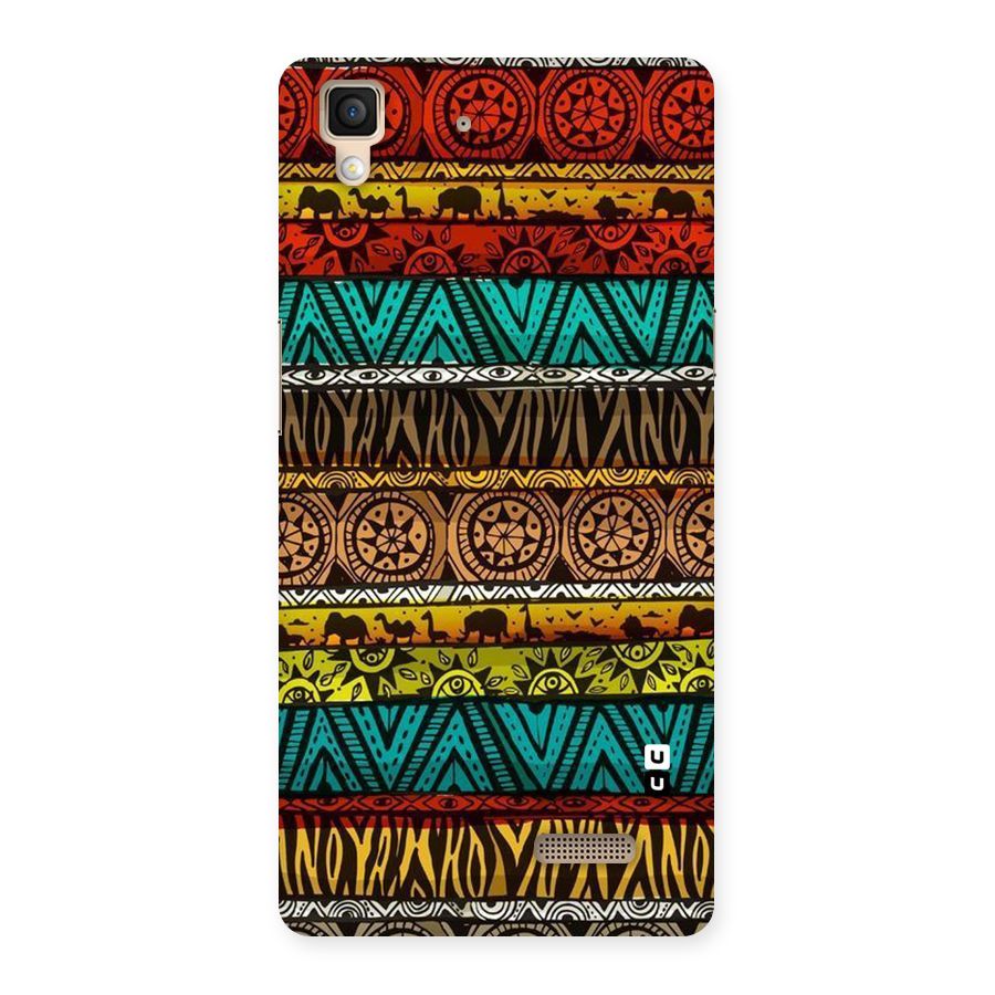 African Design Pattern Back Case for Oppo R7