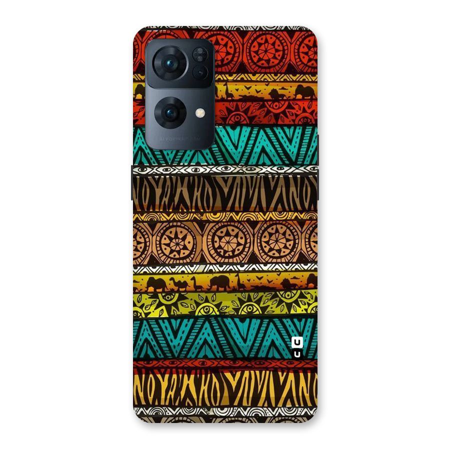 African Design Pattern Back Case for Oppo Reno7 Pro 5G
