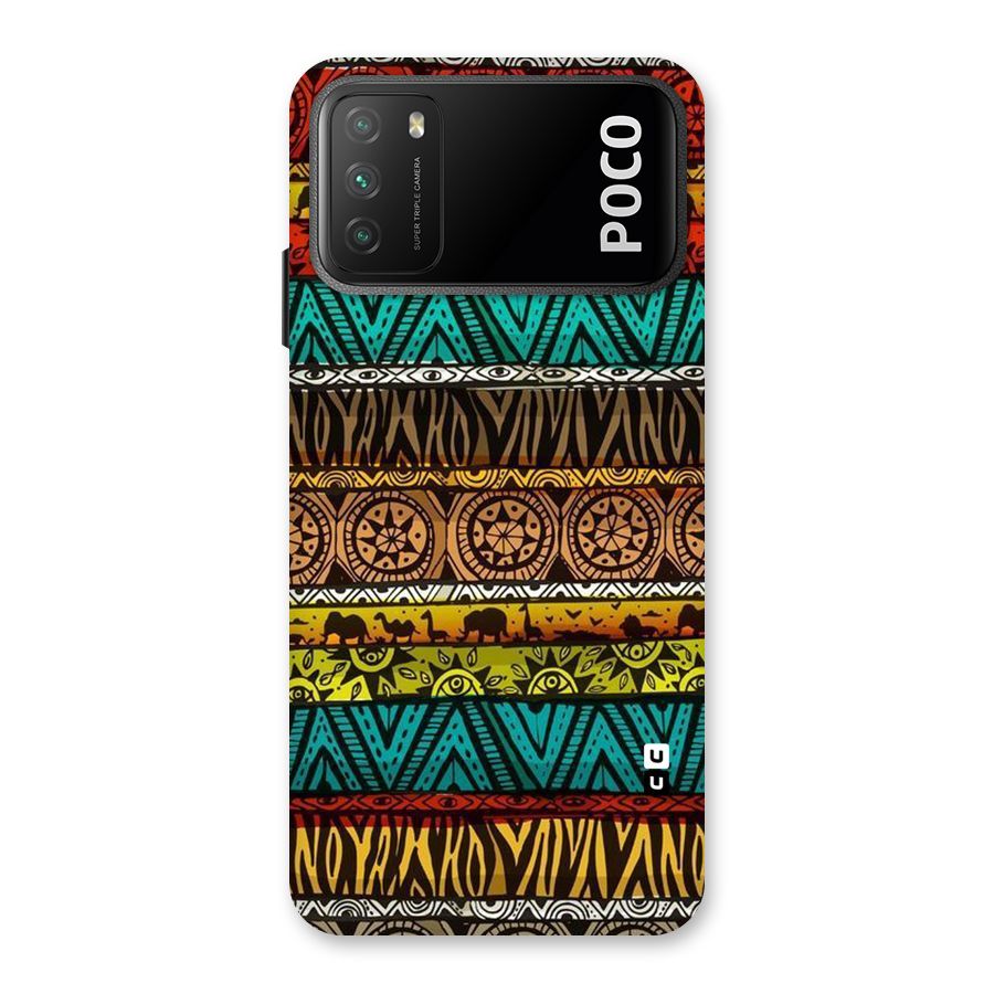 African Design Pattern Back Case for Poco M3