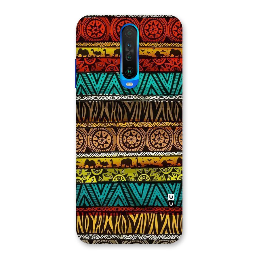 African Design Pattern Back Case for Poco X2