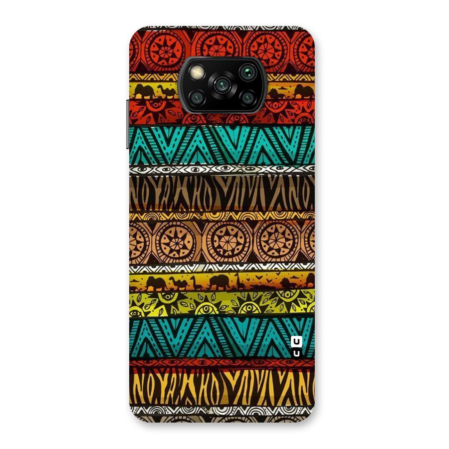 African Design Pattern Back Case for Poco X3