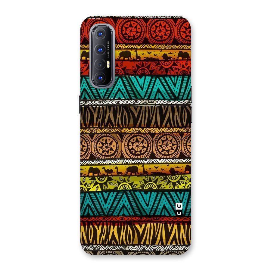 African Design Pattern Back Case for Reno3 Pro