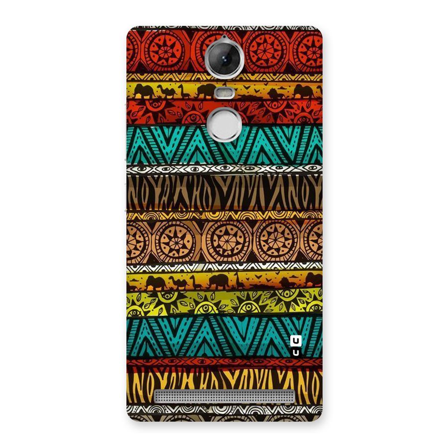 African Design Pattern Back Case for Vibe K5 Note