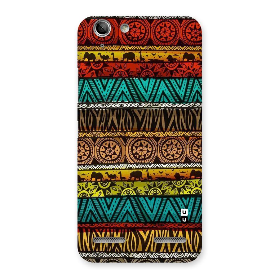 African Design Pattern Back Case for Vibe K5 Plus