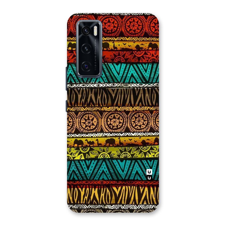 African Design Pattern Back Case for Vivo V20 SE