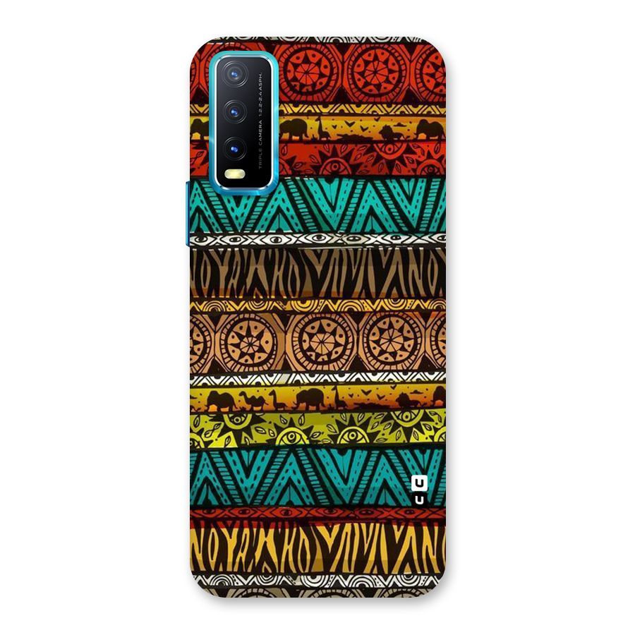 African Design Pattern Back Case for Vivo Y20A