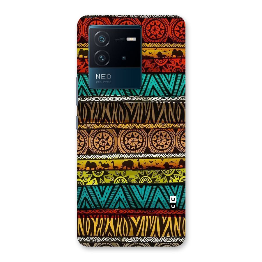 African Design Pattern Back Case for Vivo iQOO Neo 6 5G