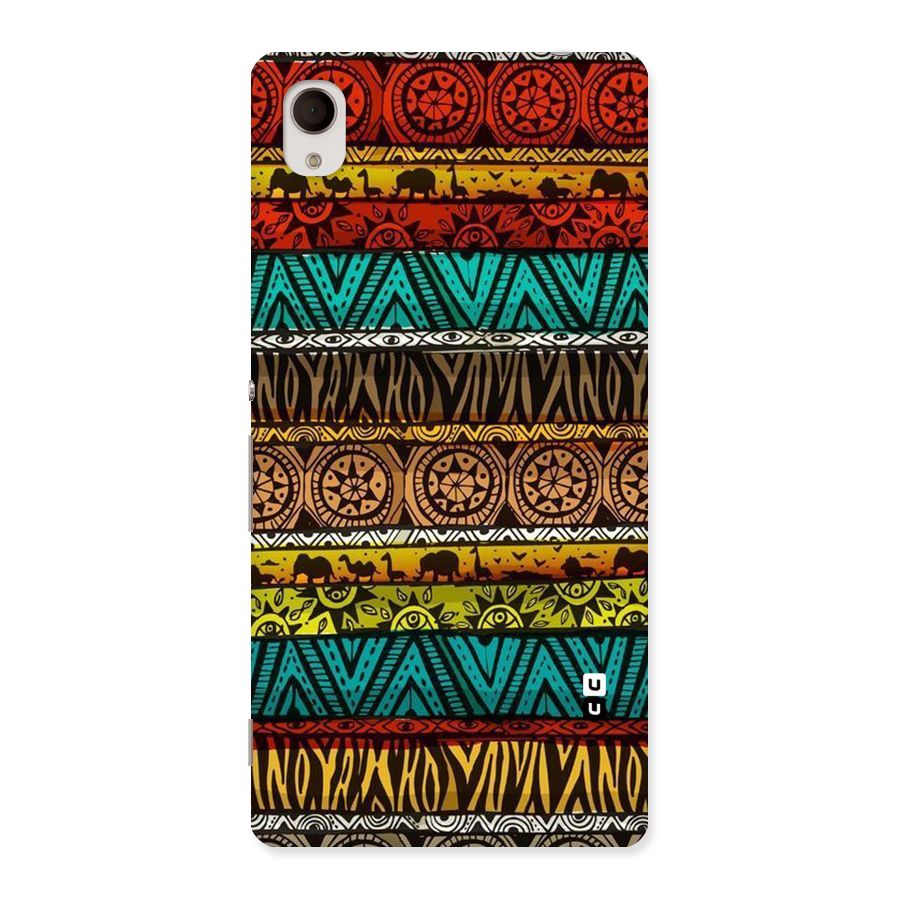 African Design Pattern Back Case for Xperia M4 Aqua