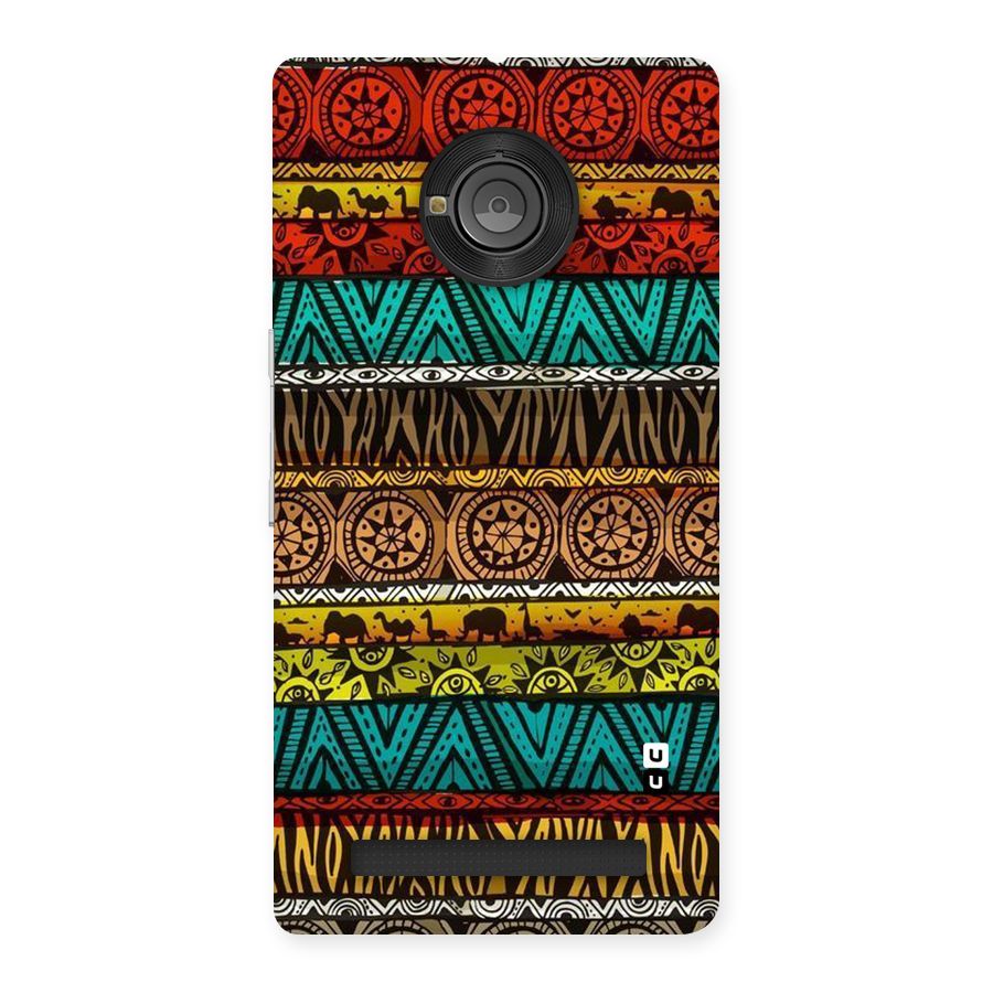 African Design Pattern Back Case for Yu Yunique