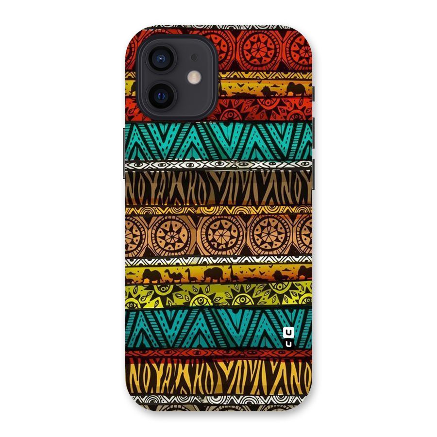 African Design Pattern Back Case for iPhone 12