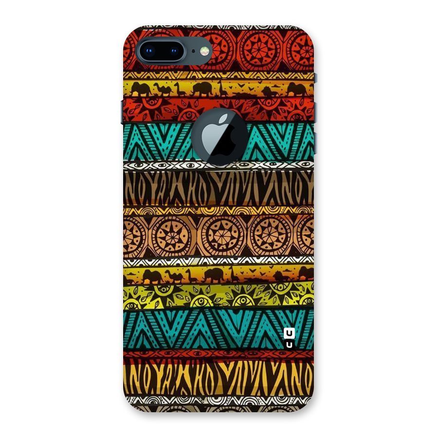African Design Pattern Back Case for iPhone 7 Plus Logo Cut