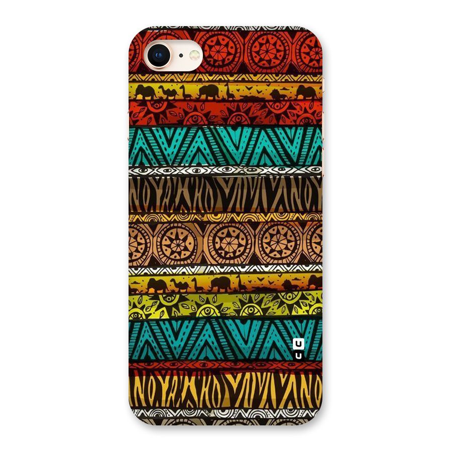 African Design Pattern Back Case for iPhone 8