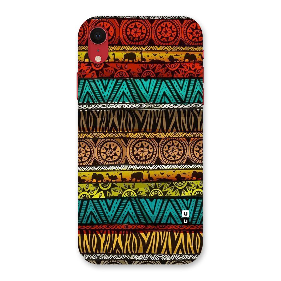 African Design Pattern Back Case for iPhone XR