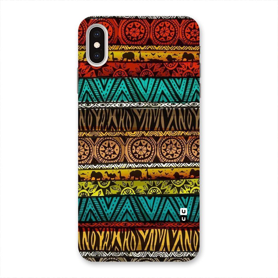 African Design Pattern Back Case for iPhone XS Max
