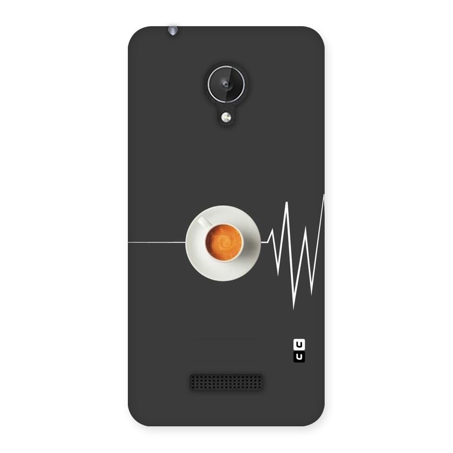 After Coffee Back Case for Micromax Canvas Spark Q380
