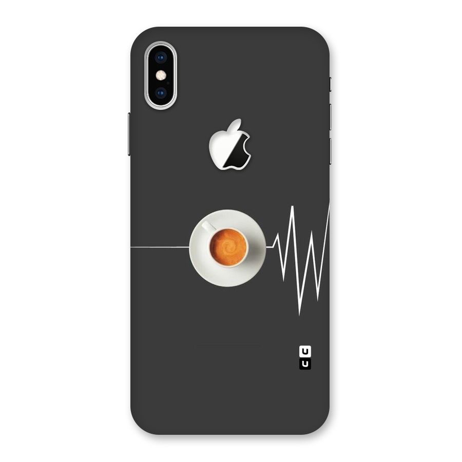 After Coffee Back Case for iPhone XS Max Apple Cut