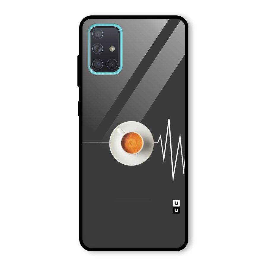 After Coffee Glass Back Case for Galaxy A71