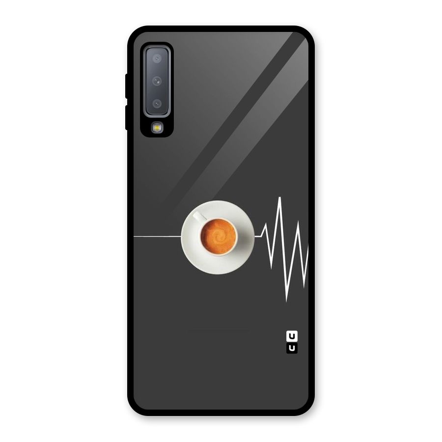 After Coffee Glass Back Case for Galaxy A7 (2018)