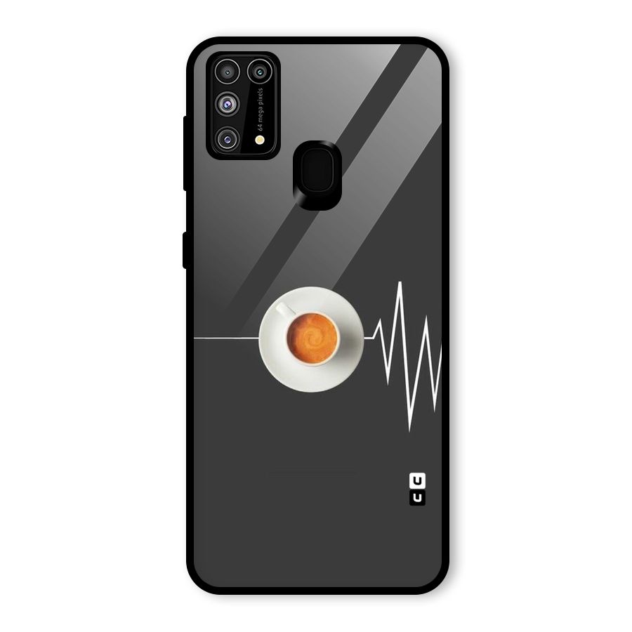 After Coffee Glass Back Case for Galaxy F41
