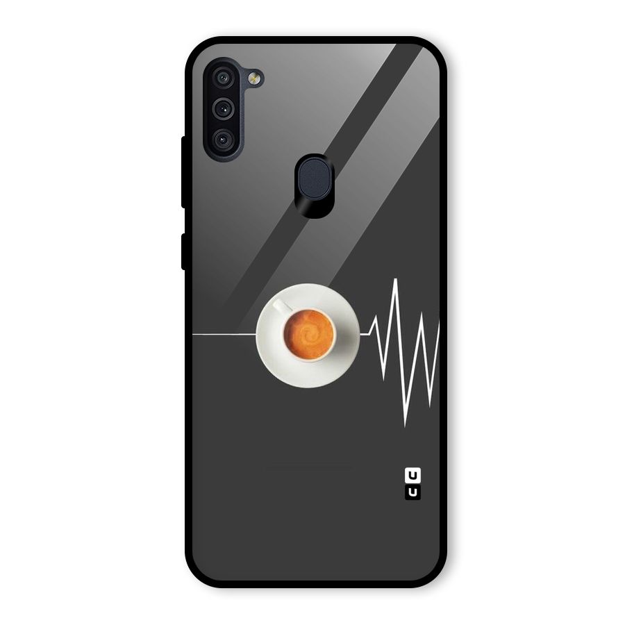 After Coffee Glass Back Case for Galaxy M11