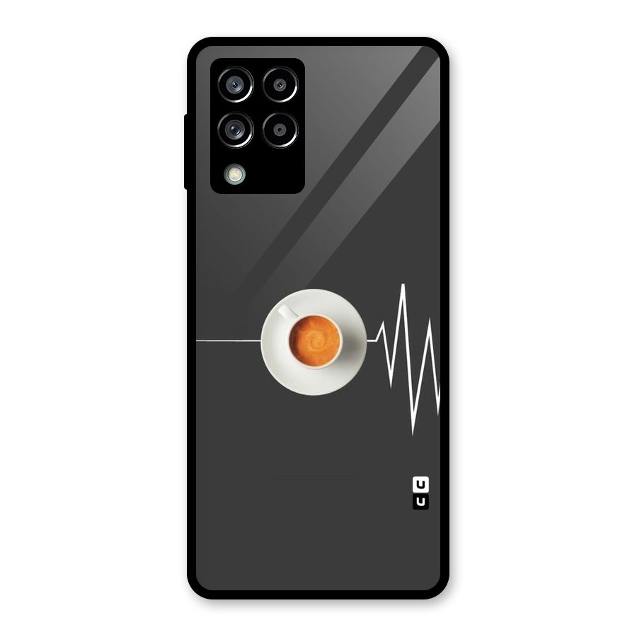 After Coffee Glass Back Case for Galaxy M53 5G