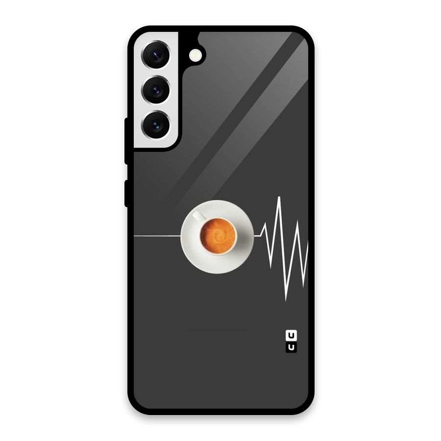After Coffee Glass Back Case for Galaxy S22 Plus 5G