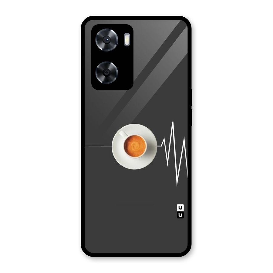 After Coffee Glass Back Case for Oppo A57 2022