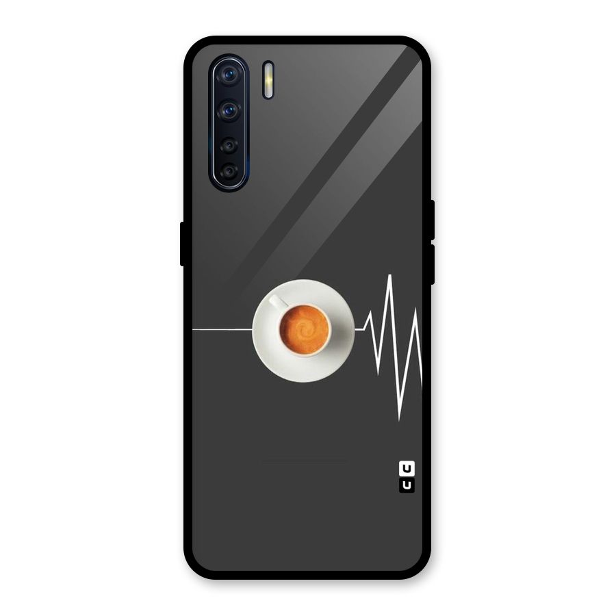 After Coffee Glass Back Case for Oppo F15