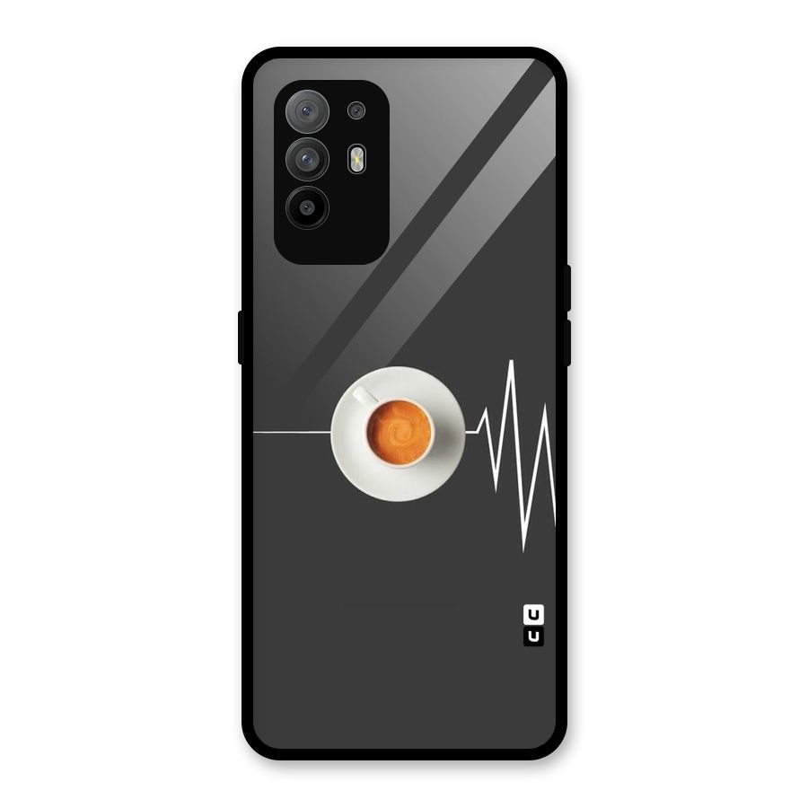 After Coffee Glass Back Case for Oppo F19 Pro Plus 5G