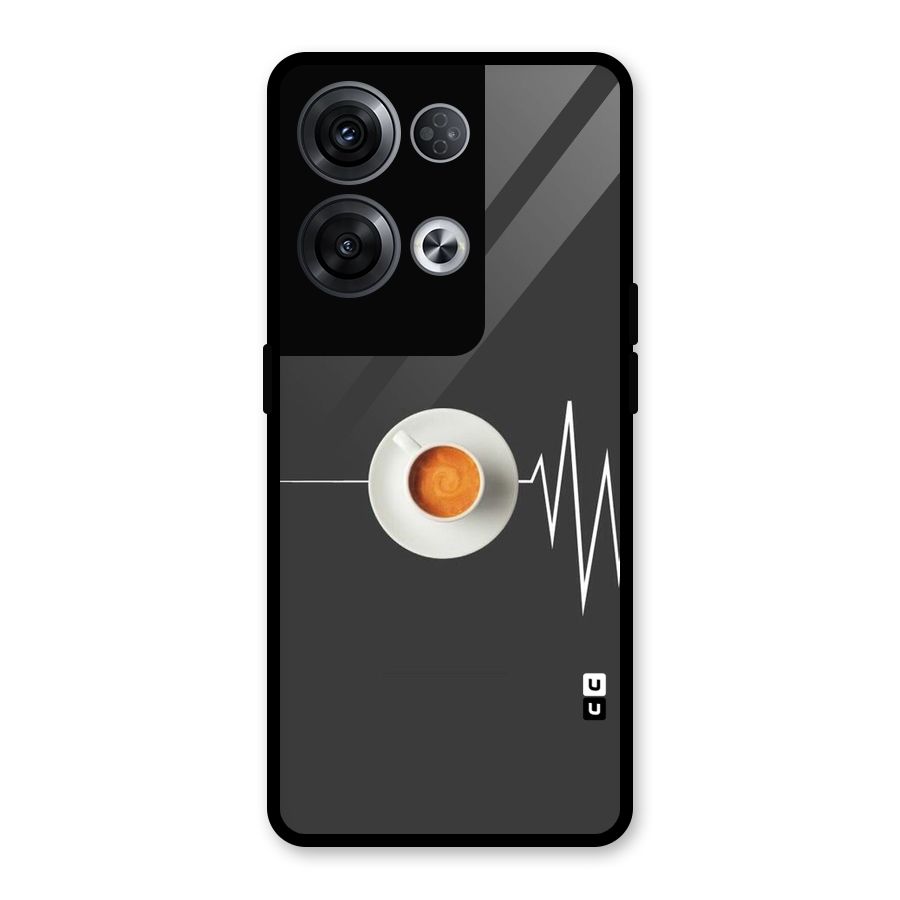 After Coffee Glass Back Case for Oppo Reno8 Pro 5G