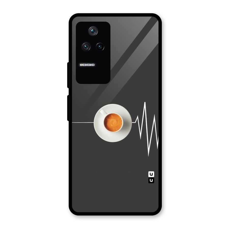 After Coffee Glass Back Case for Poco F4 5G