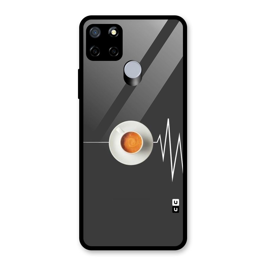 After Coffee Glass Back Case for Realme C12